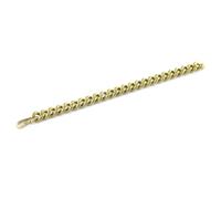 UNOAERRE Bracciale da Donna in Bronzo Dorato, Catena Maglia Grumetta