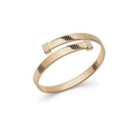 UNOAERRE Bracciale Tubogas in Oro con Zirconi, Gioiello Donna