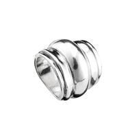 UNOde50 Anello da donna, argento Sterling 925, taglia M - 16.51 mm, lega di metallo, Gioielli fatti a mano