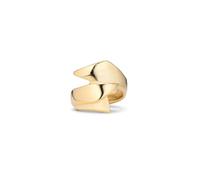 UNOde50 Anello da donna, oro 18 carati, misura 15-17.02 mm, lega di metallo, Gioielli fatti a mano