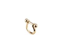 UNOde50 Anello placcato in oro 18 carati, Forma quadrata, Gioielli fatti a mano, Design geometrico