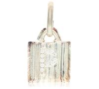 UNOde50 Charm lucchetto placcato argento Sterling con lettera P di topazi