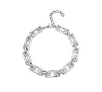 UNOde50 Collana in argento Sterling, maglie grandi con topazi, Design originale fatto a mano