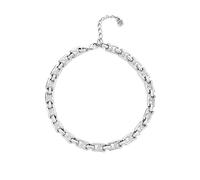 UNOde50 Collana in argento Sterling, maglie rettangolari in topazio, Gioielli fatti a mano, Design originale