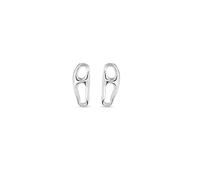 UNOde50 orecchini in lega di metallo placcati in argento Sterling con forma a maglie, effetto allungato