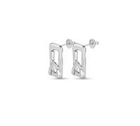 UNOde50 Orecchini placcati in argento sterling e topazio