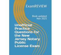 Unofficial Practice Questions for the New Jersey Notary Public License Exam