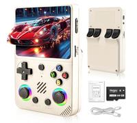 Unokit Console di gioco retrò portatile RG36 Pro 2025 - Schermo IPS da 3,5 pollici con sistema Linux open source, scheda TF 64G, oltre 20.000 giochi retrò classici, batteria da 3200 mAh, console di