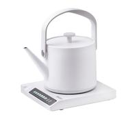 Unold 18210 Bollitore Clara, bollitore elettrico, 1000 W, 0,6 l, girevole a 360°, con funzione di mantenimento del calore, 7 temperature selezionabili (40 °C - 100 °C) e design compatto per un