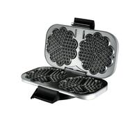 Unold 48241 piastra per waffle 2 waffle 1300 W Nero, Argento