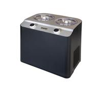 Unold Doppio Gelatiera compressore 2,4 L 250 W Nero, Acciaio satinato