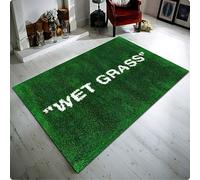 UNOMAK Erba Bagnata Area Verde Tappeto Soggiorno Tappetino Camera Da Letto Comodino Bay Window Divano Decorazioni Per La Casa Mat Grande Area Segale 40X60CM