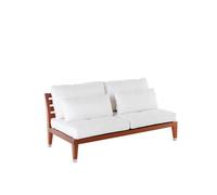 Unopiù Divano 2 posti C'EST LA VIE in mogano - Con cuscini