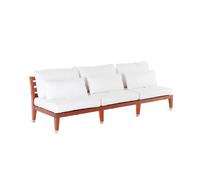 Unopiù Divano 3 posti C'EST LA VIE in mogano - Con cuscini