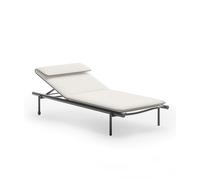Unopiù Lettino impilabile SALÒ in alluminio - Con o senza cuscino