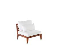 Unopiù Modulo spalla C'EST LA VIE in mogano - Con cuscini