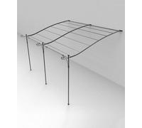 Unopiù Pergola addossata curva SOLAIRE da 376x220/320 cm