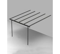 Unopiù Pergola addossata MERIDIENNE da 407x305/407 cm