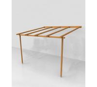 Unopiù Pergola addossata NAGI da 370x270/350 cm