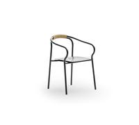 Unopiù Sedia impilabile SALÒ in alluminio - Senza cuscini