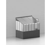 Unopiù Serra addossata ORANGERIE con copertura di policarbonato in diverse dimensioni - Con 1 finestra e 1 porta - IN PROMOZIONE FINO AL 27/07