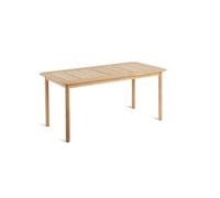 Unopiù Tavolo fisso PEVERO in legno teak da 160x80 cm