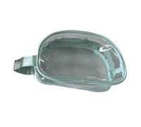 UnoSheng Borsa da bagno per articoli da toeletta, piccola borsa da spiaggia in rete, Verde menta, Taglia unica