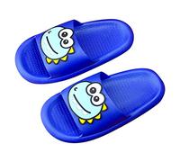 UnoSheng Ciabatte coniglio dinosauro bambini pantofole carino cartoni animati spiaggia pantofole per bambini antiscivolo e ragazze scarpe estive bambino scarpe calde, Blu, 34 EU