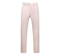 UnoSheng Pantaloni in tessuto da uomo, eleganti elasticizzati, neri, slim fit, pantaloni da lavoro, tinta unita, stile casual, pantaloni stretti, con tasche, comodi e pratici, taglie forti, beige., L