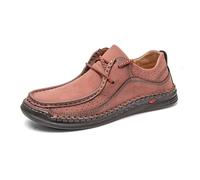 UnoSheng Scarpe da uomo Business Winter Shoes | Extra Comfortable | Durability | Premium Quality Scarpe da corsa uomo, Colore: rosso, 38 EU
