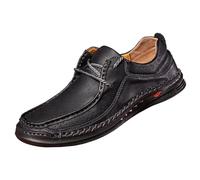 UnoSheng Scarpe da uomo Business Winter Shoes | Extra Comfortable | Durability | Premium Quality Scarpe da corsa uomo, Nero , 48 EU