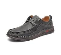 UnoSheng Scarpe da uomo Business Winter Shoes | Extra Comfortable | Durability | Premium Quality Scarpe da corsa uomo, grigio., 42 EU