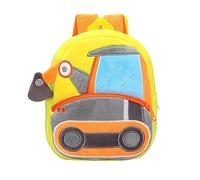 UnoSheng Zaini per bambini 4 zaino per escavatore, zaino di peluche per bambini da 2 a 4 anni, ragazzi e ragazze, d, Taglia unica
