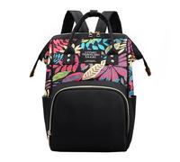 UnoSheng Zaini per bambini, 6 tasche, zaino impermeabile, borsa per la cura del bambino, da viaggio, per bambini, per il tempo libero, per attività all'aria aperta, multifunzionale, per l'uscita, per