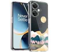 Unov Custodia compatibile con OnePlus Nord N30 5G trasparente con design morbido TPU assorbimento degli urti sottile motivo goffrato custodia posteriore protettiva 17,1 cm (Sierra Mountains)