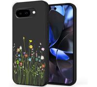 Unov Custodia compatibile con Pixel 9a (2025) 5G Custodia con bouquet floreale Fiore Girly Design Morbido TPU Assorbimento degli urti Sottile Motivo in rilievo Cover posteriore protettiva