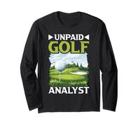 Unpaid Golf Analyst Commento gioco competitivo Maglia a Manica