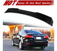 Unpainted ABS Fit FOR Lexus IS250 IS220d IS F 2nd Sedan V Type Roof Spoiler 2012
