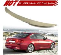 Unpainted Fit FOR BMW E92 2D Coupe 3-Series High Kick Trunk Spoiler 07-13 325i