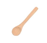 Unpainted Wooden Spoon Household Small Spoon Engraved Spoon Creative Dessert Seasoning Jam Small Wooden Spoon - Set di 4 tovaglioli di lino rosa (beige, taglia unica)