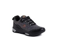 UNPAR by SG Booster Mens Running Shoes (Black, EU 41/UK 7/US 7.5) | Lightweight | Eva Outsole with Mesh & Knitted Upper | Ideal for Trail Run, Fitness & Training, Jogging, Regular & Fashion Wear