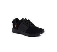 UNPAR by SG Franklin Mens Running Shoes (Black, EU 43/UK9/US9.5) | Lightweight | Eva Outsole with Mesh & Knitted Upper | Ideal for Trail Run, Fitness & Training, Jogging, Regular & Fashion Wear