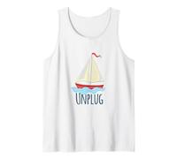 Unplug Barca a vela Barca a vela Ocean Lake ama navigare Canotta
