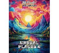 UNREAL PLACES 4: 50 Fantastische Welten zum Ausmalen - Kreatives Malbuch für Erwachsene & Kinder mit magischen Landschaften, mystischen Orten & surrealen Szenerien