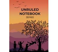 Unruled Notebook 200 Pages: Blank Notebook for Drawing, Writing, Doodling, and Creativity - Large 8.5x11 Unlined Pages - Perfect for Artists, Students, and Journaling