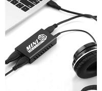 UNSTINCER Adattatore USB 3.0 a Dual HDMI fino a 1920 x 1080 P/60 Hz, scheda video esterna per Windows ChromeOS MacOS Linux Laptop, DisplayLink Multi Monitor Adattatore 3,5 mm uscita audio stereo