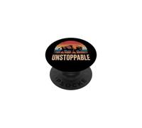 Unstoppable Buffalo Bison Outdoor Vintage Graphic PopSockets PopGrip Adesivo