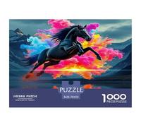 Untamed Horse Jigsaw Puzzle Impossible 1000 Pezzi Animal Art Decorazione Per La Casa. Giochi Rilassamento E Intelligence Per Adulti E Ragazzi Da 14 Anni 70x50cm/1000pcs