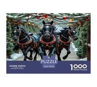 Untamed Horse Jigsaw Puzzle Impossible 1000Pcs Animal Art Decorazione Per La Casa. Rilassamento E Intelligence Per Adulti E Ragazzi Da 14 Anni 70x50cm/1000pcs