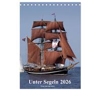 Unter Segeln (Tischkalender 2026 DIN A5 hoch), CALVENDO Monatskalender: Segelschiffe auf der Ostsee